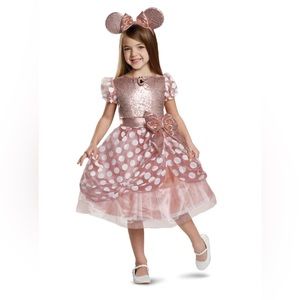 Minnie Mouse Rose Gold Deluxe Costume